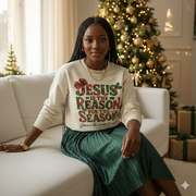 Christmas African Inspired "Jesus is the Reason" Unisex Sweatshirt